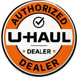U-Haul Authorized Dealer badge